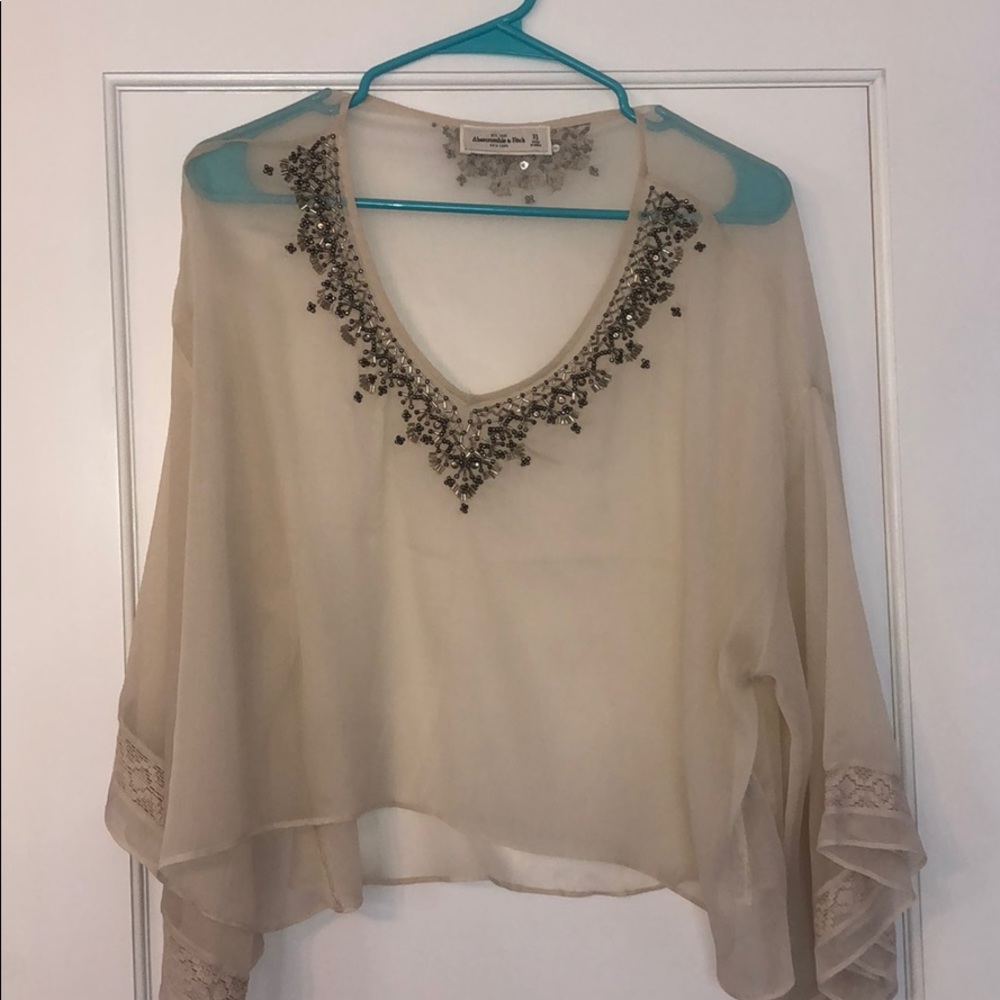 Abercrombie & Fitch beaded blouse